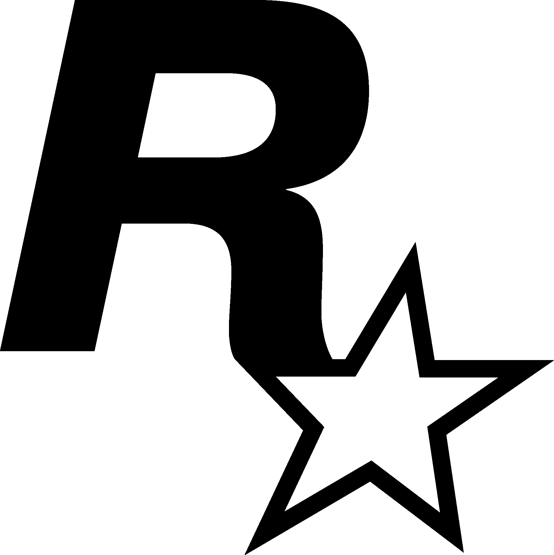 Rockstar Games Black Logo Vector Logo